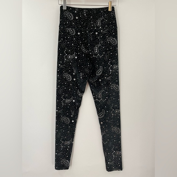 Beach Riot S Velvet Piper Shooting Stars Legging 0170 velour galaxy full length - Picture 6 of 11